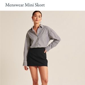 A+F black Skort - NWT